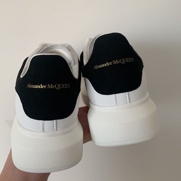 White and Black Platform Sneakers - Picture 5 of 5